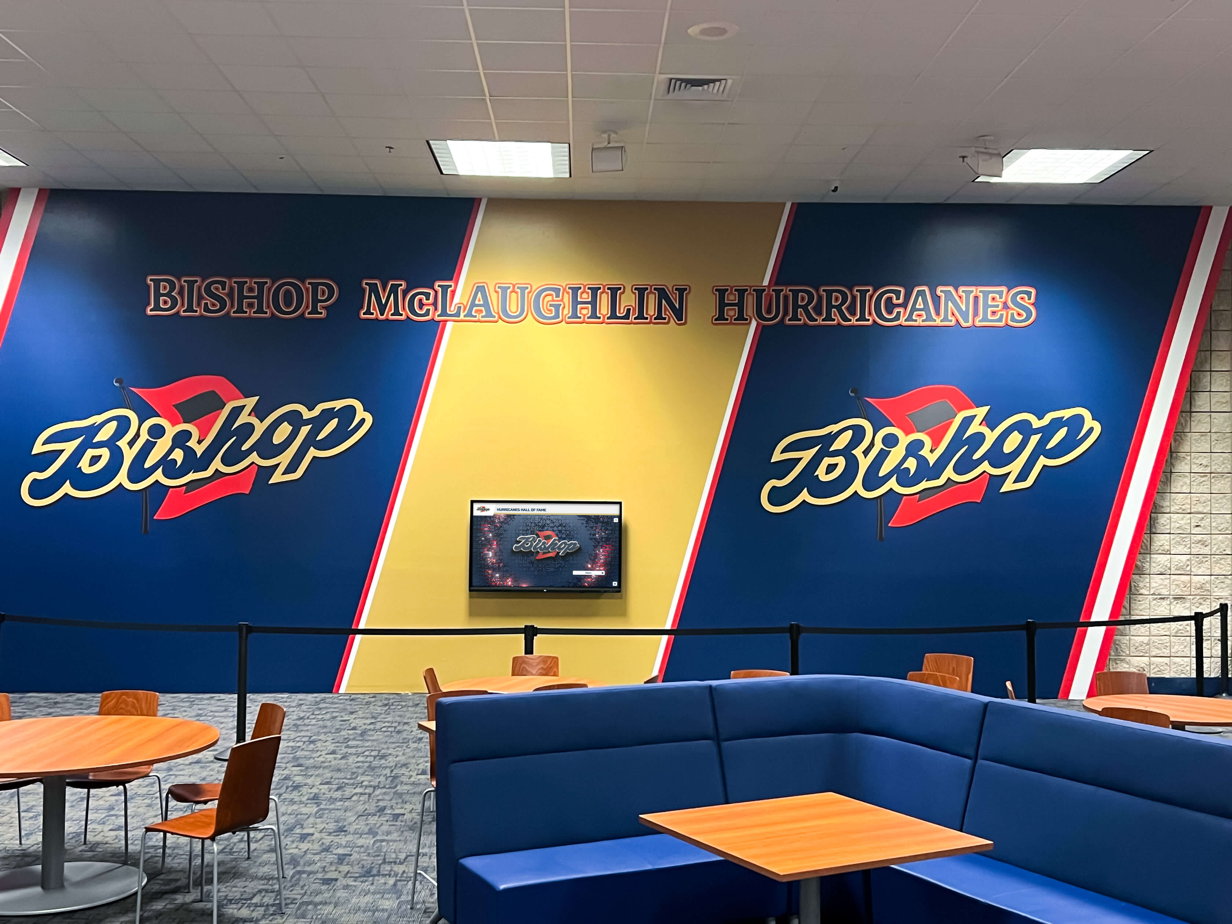 School athletic recognition display