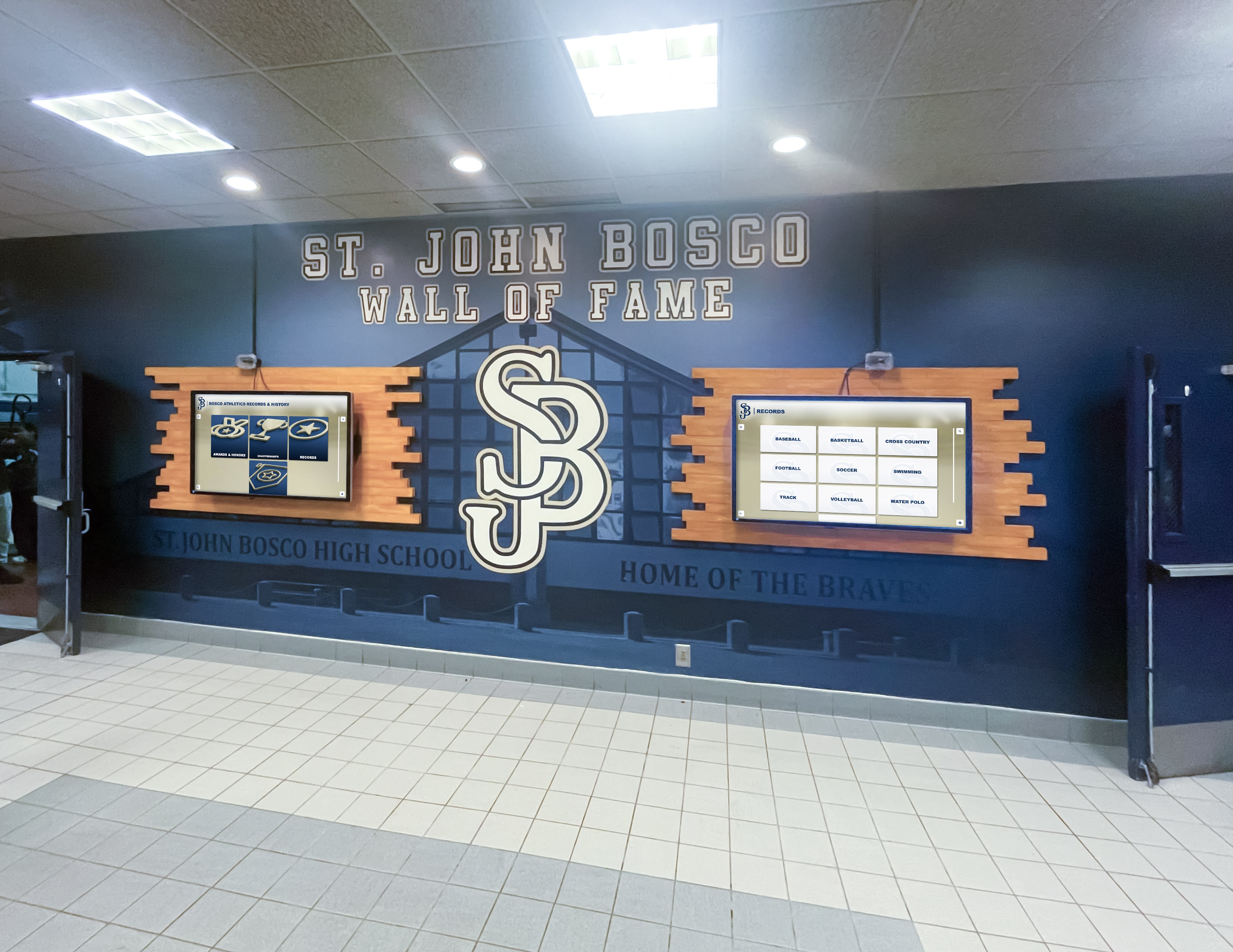 School building showing welcoming entrance for families