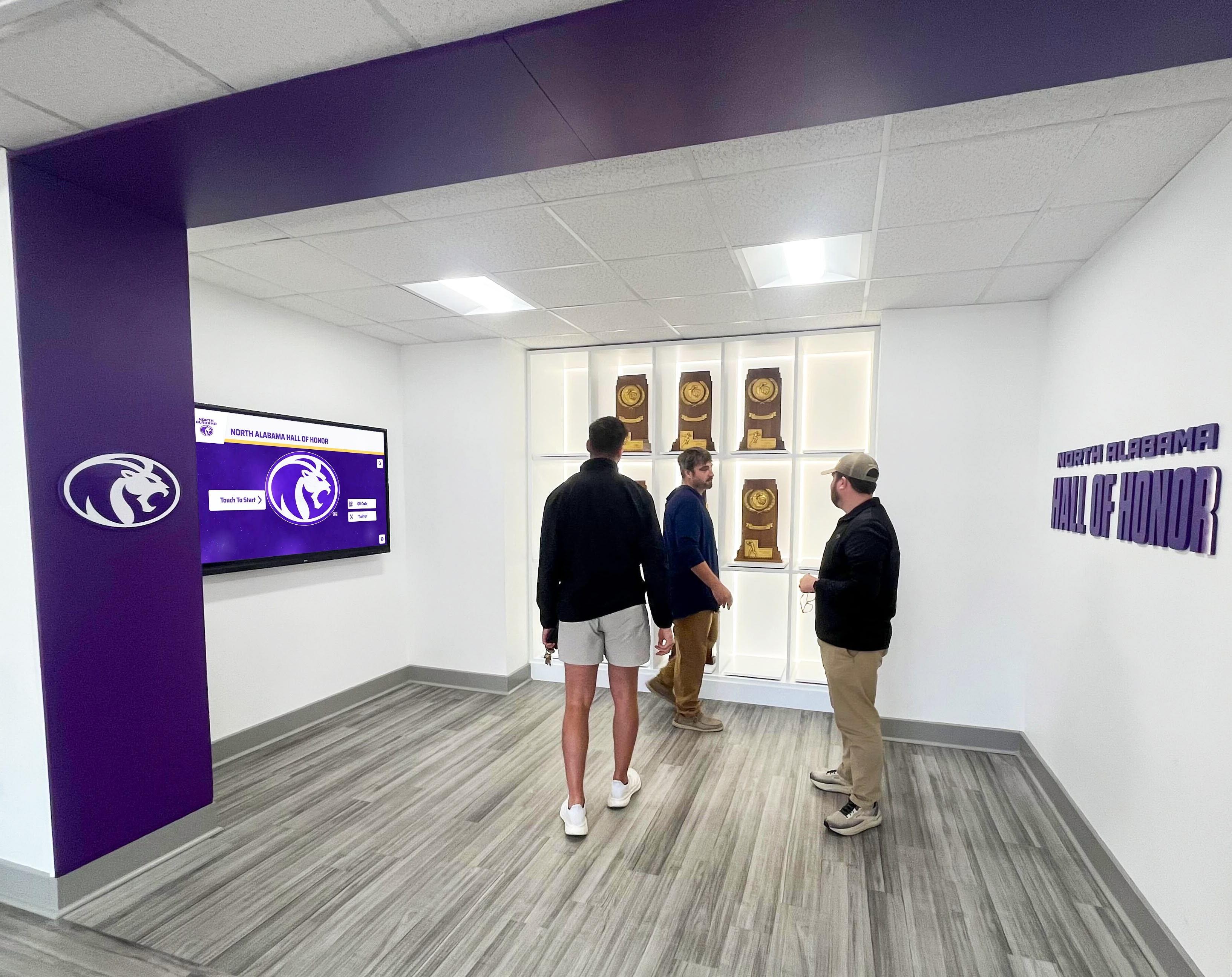 Interactive athletic recognition interface